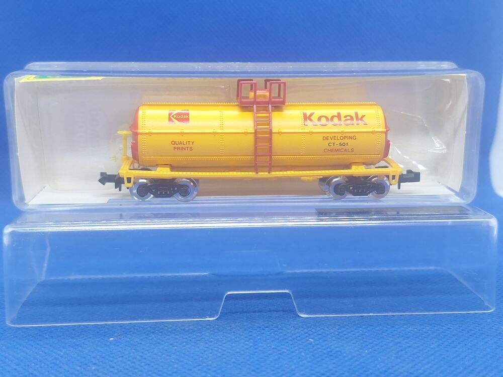 Model Power N Scale Kodak Chemical Tank Car No. 3751 Collector Case - Never Ran